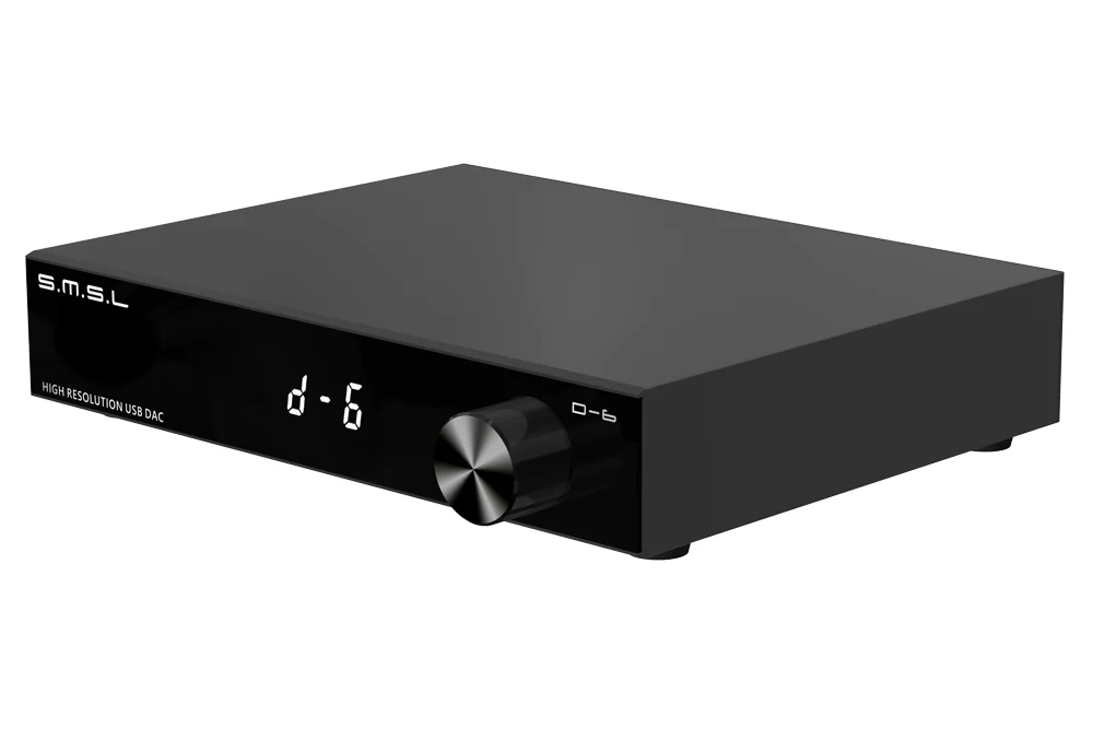 SMSL D-6 DAC Dual AK4493s Bluetooth 5.1 PCM 768kHz/32Bit DSD512 Decoder with Remote Control - Image 3